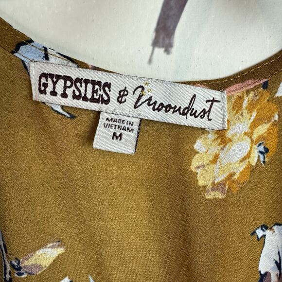 Gypsies & Moondust M Floral Kimono Cardigan Festival Crochet Hippie Boho Beach - Picture 5 of 9